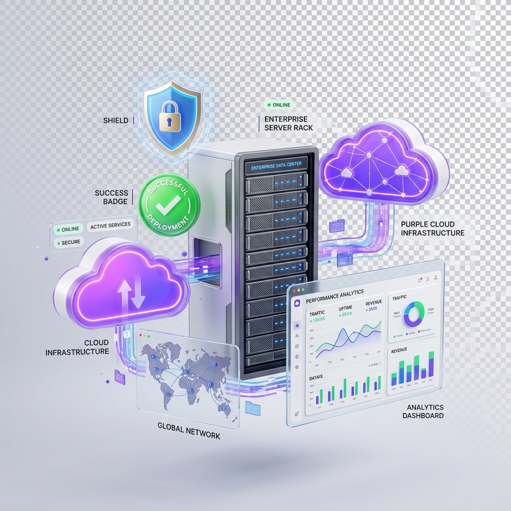Cloud Infrastructure Illustration